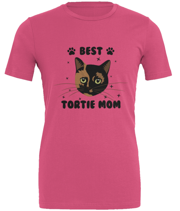 Best Tortie Mom Pink T-Shirt