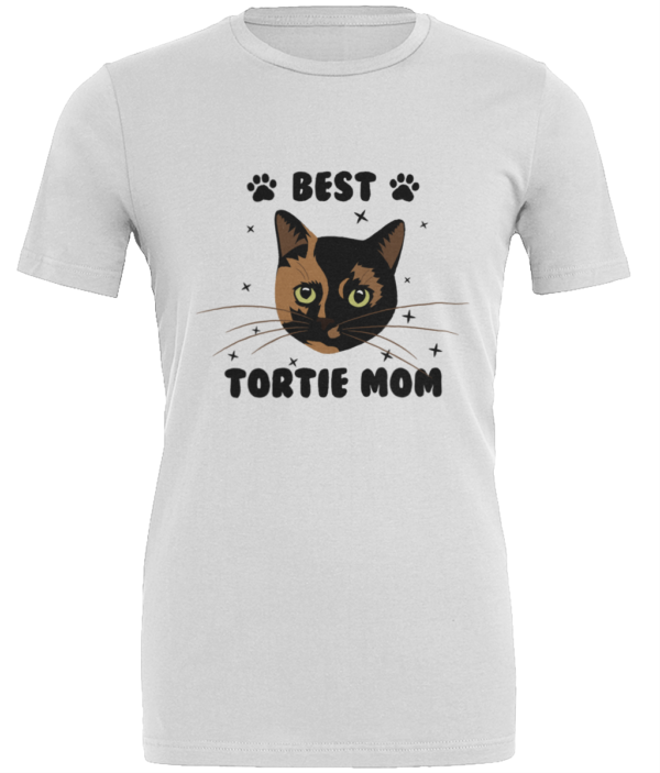 Best Tortie Mom White T-Shirt